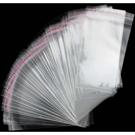 300 Pièces Sacs Cellophane Transparent 9 x 13 cm Sacs en Plastique OPP Utilisé dans Les Bonbons Biscuits Guimauves (1/5)