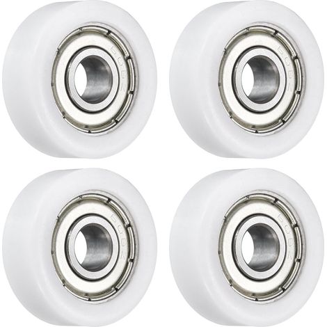 4x Poulie à Roulements 606ZZ - POM - Glissement Silencieux - Fenêtres et Meubles - 6x22x8mm (1/5)