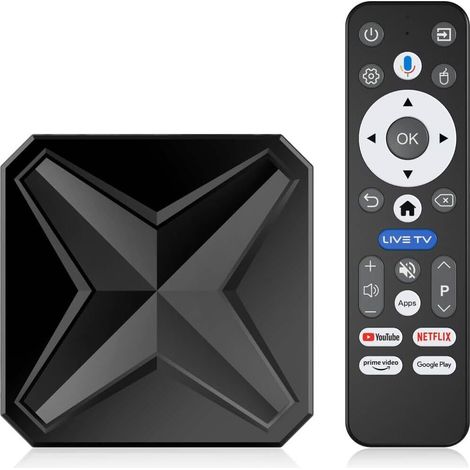 Boitier Android TV - 1 Unité - RK3518 - 8K Ultra HD - WiFi 6 et BT5.4 - 2GB RAM 16GB ROM (1/5)