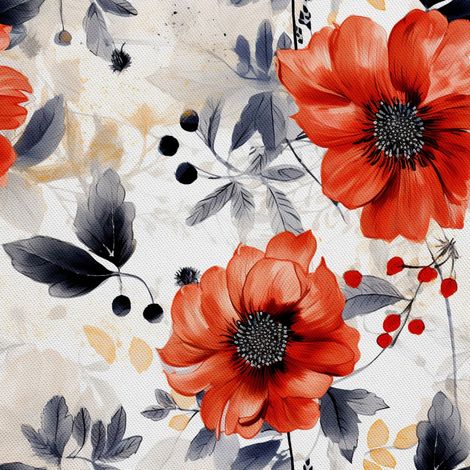 Tela decorativa para exteriores Oxford - Flores - DX2833 (1/5)