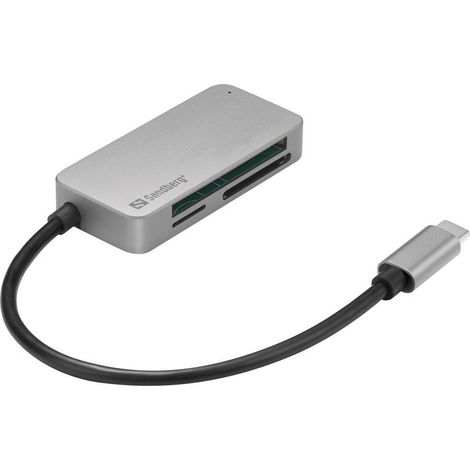 Lector de tarjetas múltiples USB-C Sandberg Pro, 136-38