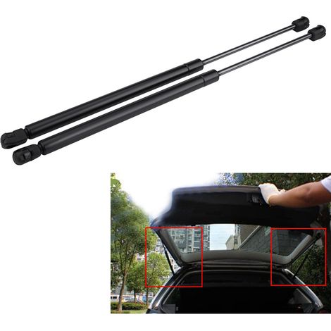 Ressorts à gaz hayon noir métal 51.5 cm 2 pièces pour BMW Mini One/Cooper R50 R53 Hatchback 2001-2006 41626801258 (1/5)