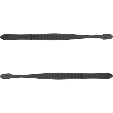 Pince à tampons Amosfun en acier inoxydable, noire, lot de 2 (1/5)