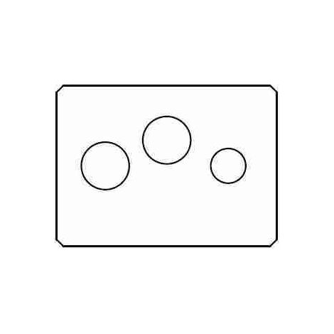 Kit Piastrine Fissaggio Carrelli Tk Faac 5819 Ricambio Nuovo