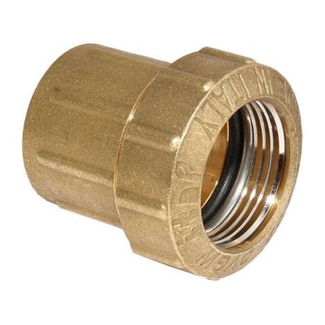 PE-Rohr Gewindeübergang Ø 25 mm x 3/4'' IG Übergang Verschraubung Messing MS 58 DVGW