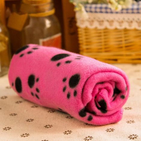 Tapis Pour Animaux - Tapis De Couchette Pour Chien Et Chat En Velours Doux - Usage Intérieur Sur Canapé Lit Ou Sol - Taille S 60x70 cm Ou M 100x70 cm (1/5)