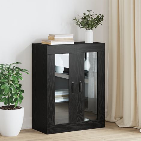 Armario de pared colgante Negro 69.5 x 34 x 90 cm vidaXL (1/5)