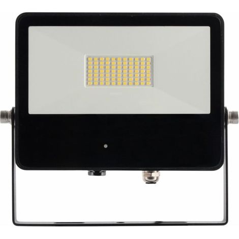 Faro a led SKY 50W IP65 con sensore integrato 5000k Nero (1/4)