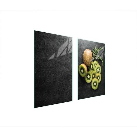 GLASSCHUTZPLATTE FÜR HERD 75x52 KIWI (1/5)