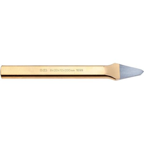 Burin Cruciforme 6 x 200 mm - Acier Trempé - Précision et Durabilité, Pro - D-Work (1/5)