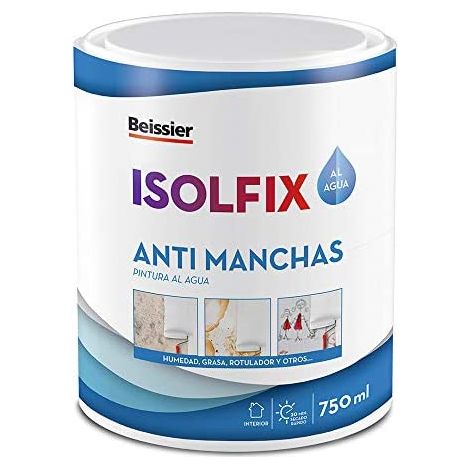 Vernice acrilica Beissier 70249-012 Isolfix Antimacchia Bianco 750 ml
