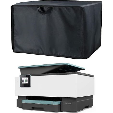 Housse anti-poussière pour imprimantes sans fil HP/Epson/Canon/Brother, étui de protection universel 50,8 x 40,6 x 30,5 cm, étanche 600D, noir. (1/5)