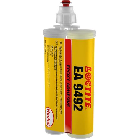 Loctite EA 9492 400 ml 2:1 Zweikomponenten-Epoxidharz-Strukturklebstoff, weiß, hochtemperaturbeständig bis +180 °C, chemikalienbeständig, geringe Ausgasung