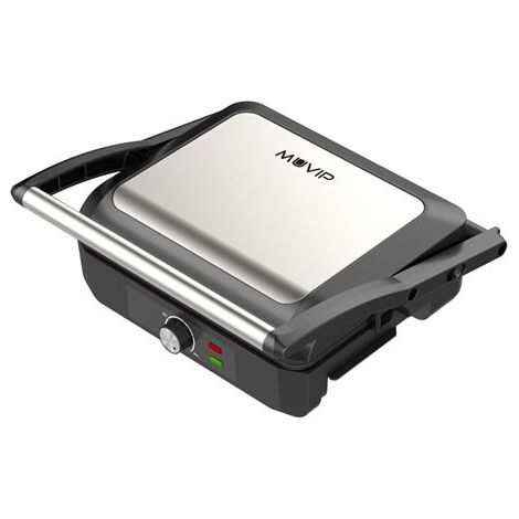 Muvip Sandwichmaker-Grill 2200w - Öffnung bis zu 180º - einstellbare Temperatur - kippbare Oberplatte - Cool-Touch-Griff