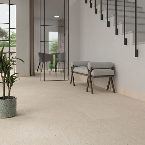 Carrelage Intérieur Effet Pierre HALO 44x44 cm Dawn (1/3)