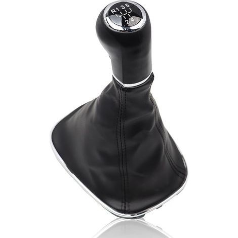 Pommeau de levier de vitesses à 5 vitesses 009140093 adapté pour Opel Corsa D 2006-2014 Corsa E 2014-2019 19276456 Levier de vitesses noir (1/5)