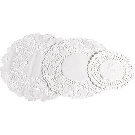 Premier Housewares Doilies 30pcs White Paper