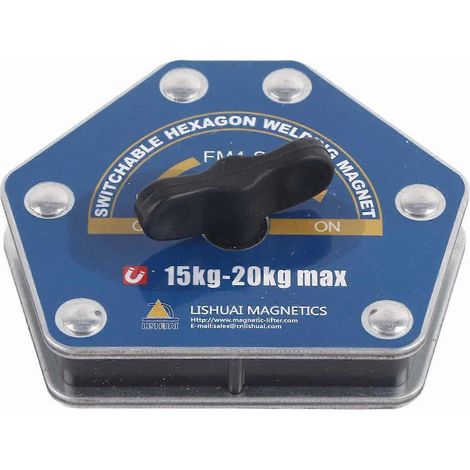 Localisateur magnétique de soudage, hexaédrique commutable, forte aspiration multi-angles, 15-20 kg, FM4-S