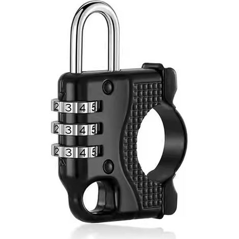 Antivol casque moto, sécurité casque moto, antivol casque scooter, fermeture casque moto, antivol casque robuste et compact, antivol casque sans clé (1/5)