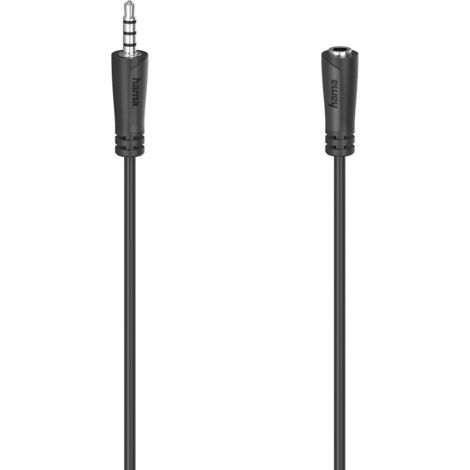 Hama Headset-verlengkabel 4pol. 3.5-mm-jack - Koppeling Stereo 1.5 M