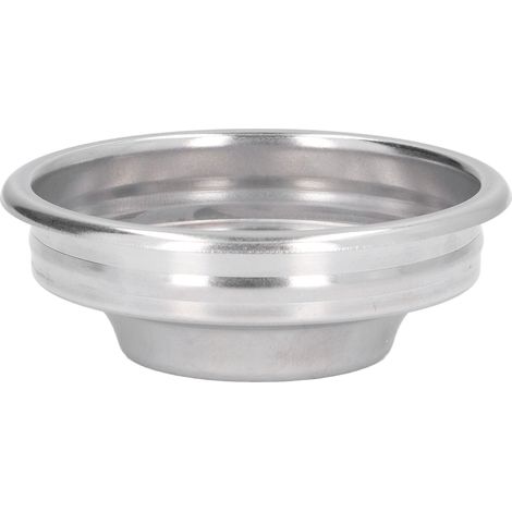 Porte-filtre 1 tasse en acier inoxydable, panier-filtre poreux pour poignée de 58 mm (1/5)
