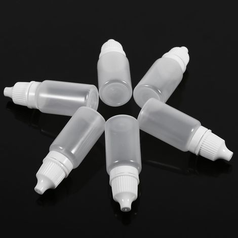 50 Stück 10-ml-Tropffläschchen aus weichem Kunststoff für Augentropfen (1/5)