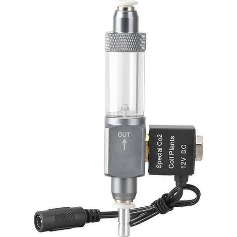 Électrovanne pour aquarium DIY, manomètre à bulles, générateur pour aquarium, vanne de réduction de pression, fournitures, prise UE (1/5)