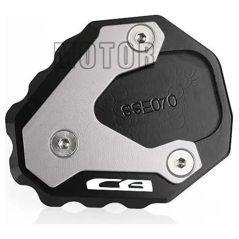 (Gary CB) Compatible avec HONDA CB500X CB 500X CB500 X 2017-2021 Moto Plaque d'extension de béquille latérale CNC, support de béquille latérale Maxpower (1/4)