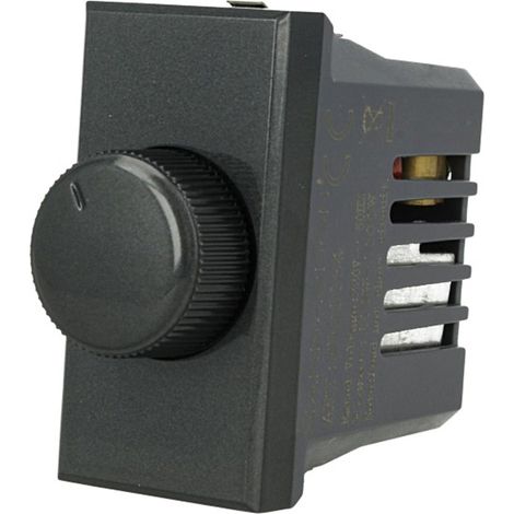 Regolatore Dimmer A Manopola 220V Nero Compatibile Bticino Axolute (1/3)