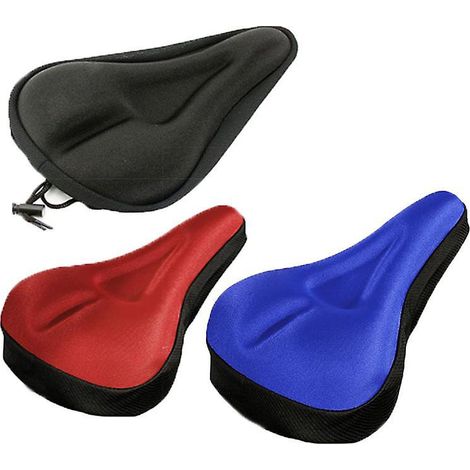 un Ensemble De Trois, Facile Remplacer , Housse De Selle De Vlo, Silicone Coussin De Selle De Vlo En Gel Et Confortable Pour Vtt De Montagne, Vlo (1/5)
