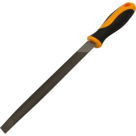 HOTECHE lima media caña fina 8 pulg. c/mango , Lima media caña fina 8 pulgadas Hoteche. -Tamaño: 200 mm Mango de plástico bimaterial antideslizante. (1/5)