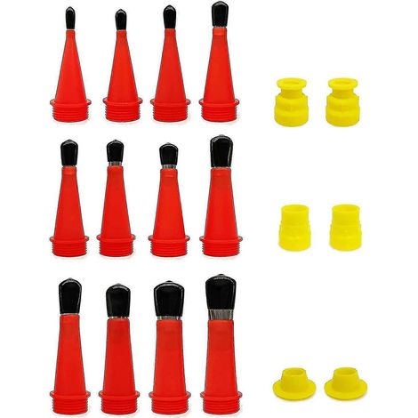 Ensemble de 18 embouts applicateurs de mastic silicone en acier inoxydable avec accessoires (1/5)
