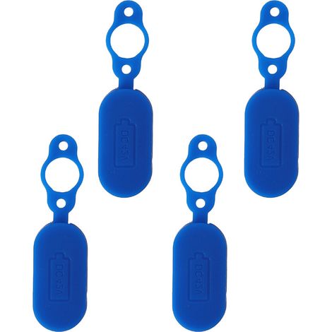 Tapa protectora para el puerto de carga - azul