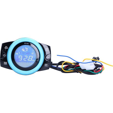 Amplificateur MP3 Moto 12V avec Lecteur Audio Musique, Radio FM 87.5-108MHz, Télécommande Clé USB, Kit Autoradio Puissance (1/5)