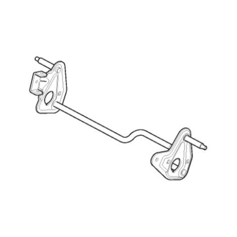 Axe de roue arrière de tondeuse à gazon ORIGINAL STIGA BT6748TBIS 381302895/1 (1/2)
