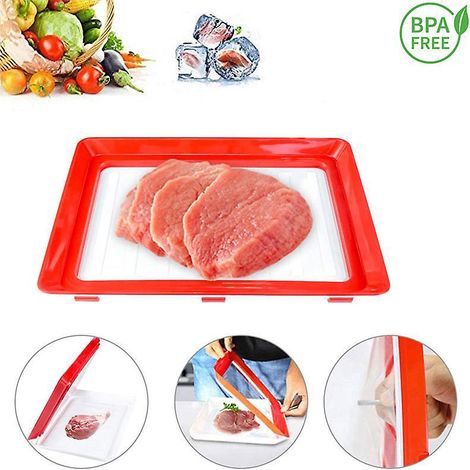 barquettes Fracheur Vides, Barquettes Fracheur Pour Rfrigrateurs, Films Alimentaires De Remplacement En Plastique I Films Alimentaires Rutilisable (1/5)