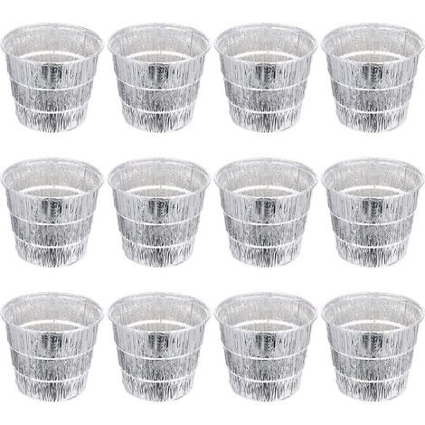 Lot de 12 doublures de rechange professionnelles pour barbecues à granulés, bacs à granulés et seaux à graisse-12.00X10.50X8.50CM
