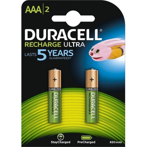 Duracell Pila Ministilo AAA Ricaricabile 2 Pezzi