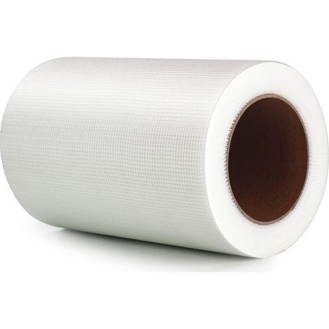 Ruban de réparation en tissu 20cm x 30m Qualité industrielle Extra Durable 200g Tissu en fibre lourde auto-adhésif pour la réparation de patchs à coudre Couleur blanche (1/5)