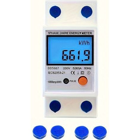 Single-phase electricity meter, smart home electricity meter, LCD screen.High quality enhances quality of life. (1/5)