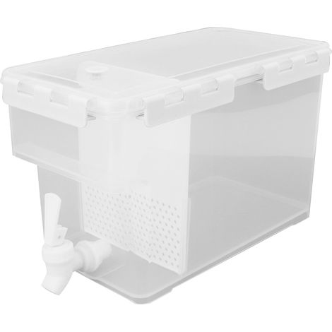 Weißer 3,5-Liter-Wasserkocher mit Filter, großes Fassungsvermögen für Kaltgetränke, multifunktionaler Kühlschrank (1/5)