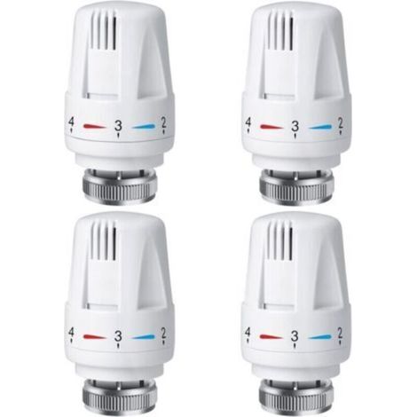 Tête thermostatique pour radiateur – Robinet thermostatique M30 × 1,5 – Compatible avec systèmes de chauffage domestiques et commerciaux – Réglage précis de la température