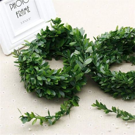 Couronne De Lierre Artificiel - 7,5 M - Pour Décoration Murale Mariage Intérieur Extérieur - 1 Pièce (1/5)