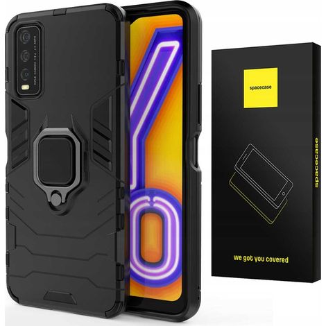 Étui Spacecase X-Ring noir pour Vivo Y11s/Y20s (1/5)