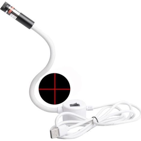 Magnetic quilting lamp for sewing machine, laser vision guide, adjustable magnetic attachment, hands-free sewing and quilting aid tool (1/5)