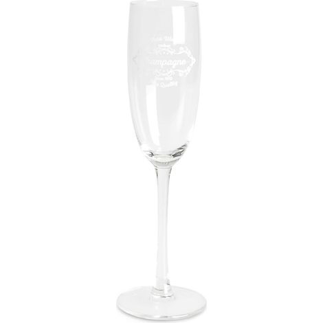 Set de 6 Flûtes, verre, transparent (1/2)