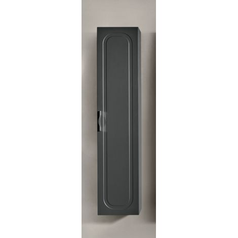 Colonna da bagno reversibile moderna CASPIO ad 1 anta ANTRACITE OPACO (1/2)