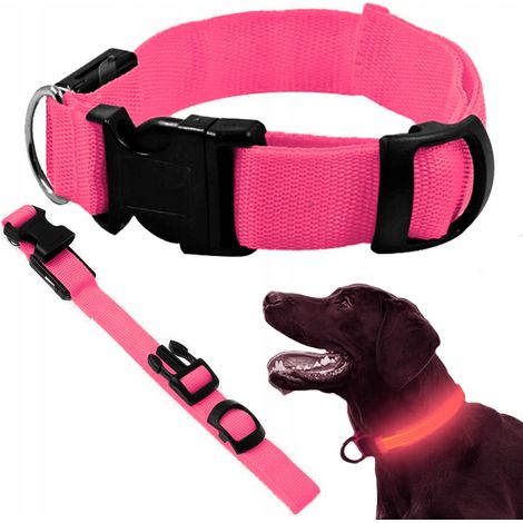 Collar luminoso 45-52CM rosa (240) GABA (1/5)