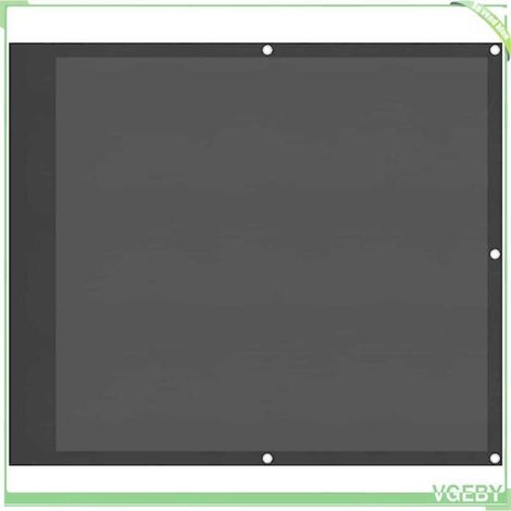 Paravent de balcon - FAFEICY - 4000369 - 90x800 cm - 100% polyester oxford PU - Noir, œillets aluminium (1/5)