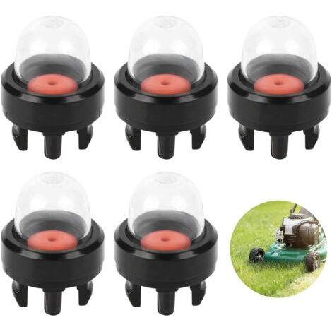 BUNTHAUS Ampoule Amorçage d'essence, 5Pcs ampoules d'amorçage Conviennent aux Tondeuses à Gazon Tronçonneuses Souffleuses (1/5)